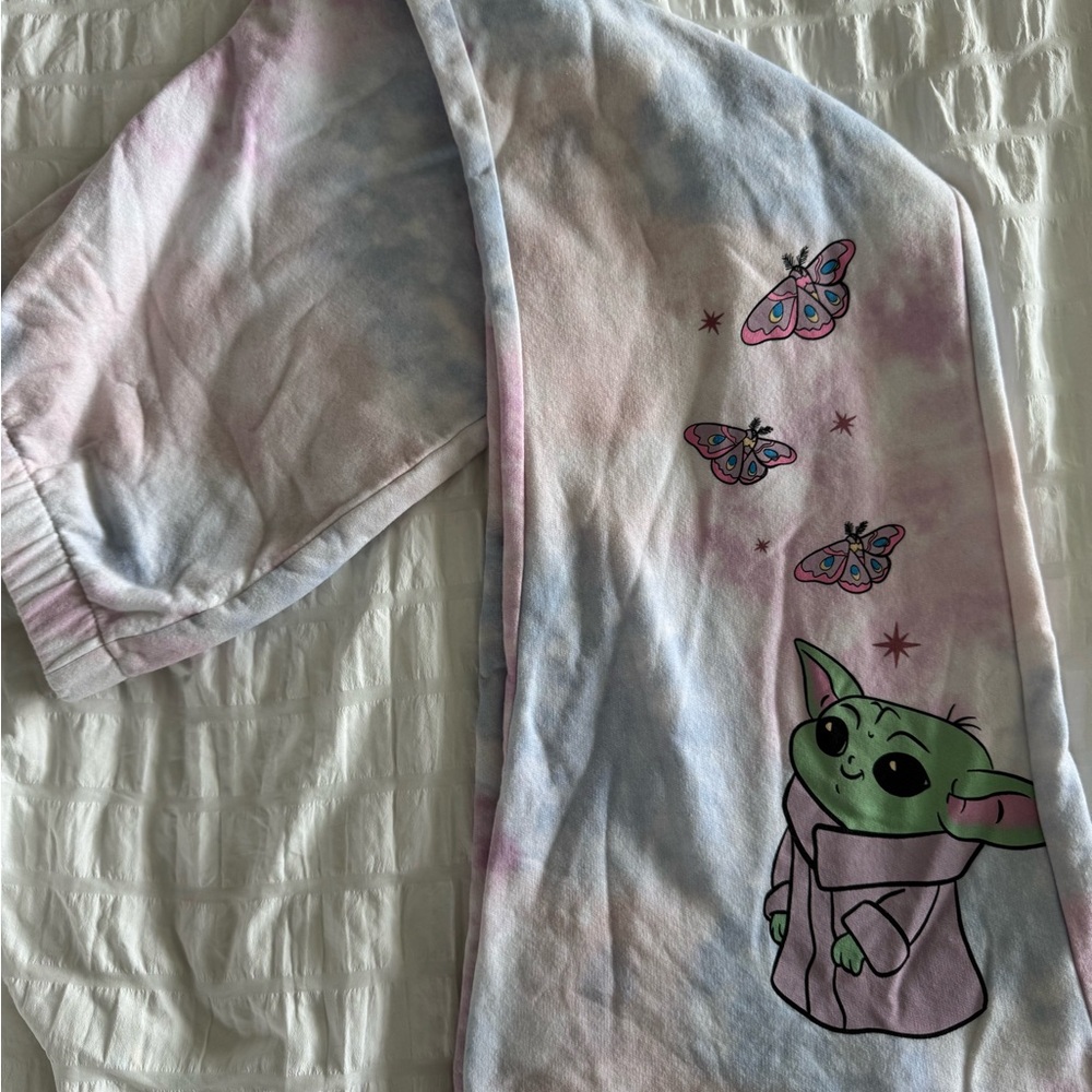 Star Wars “The Child” fleece flare pants